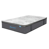Dreamz Spring Mattress Bed Pocket Egg Double - Low Angle