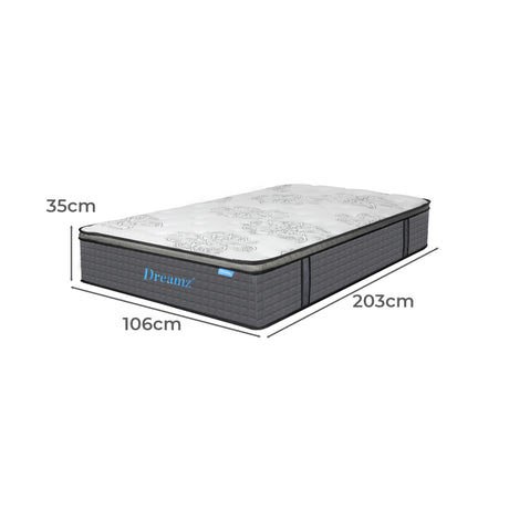 Dreamz Spring Mattress Bed Pocket Egg King Single-2018816904608747522