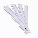 Artiss 4-Pack 25cm Motion Sensor Under Cabinet Lights, LED Closet Light with 5 Colors Dimmable - Front View