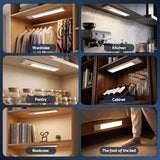 Artiss 4-Pack 25cm Motion Sensor Under Cabinet Lights, LED Closet Light with 5 Colors Dimmable - Extra Image
