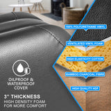 55cm Aluminium Portable Massage Table - BLACK - 45-Degree Angle