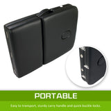 70cm Wooden Portable Massage Table - BLACK - Extra Image