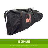 Aluminium Portable Massage Chair - BLACK - Extra Image