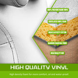 Aluminium Portable Massage Chair - WHITE - Side View