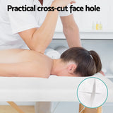 Zenses 80cm X 200cm Massage Table Cover 50 Pieces - 45-Degree Angle