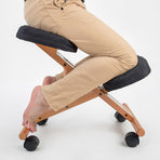 Ergonomic Kneeling Chair - BLACK