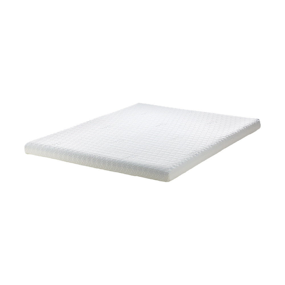 Bedra Memory Foam Mattress Topper Reversible Cool Gel 10cm Double