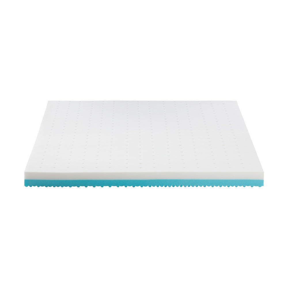 Bedra Memory Foam Mattress Topper Reversible Cool Gel 10cm Double