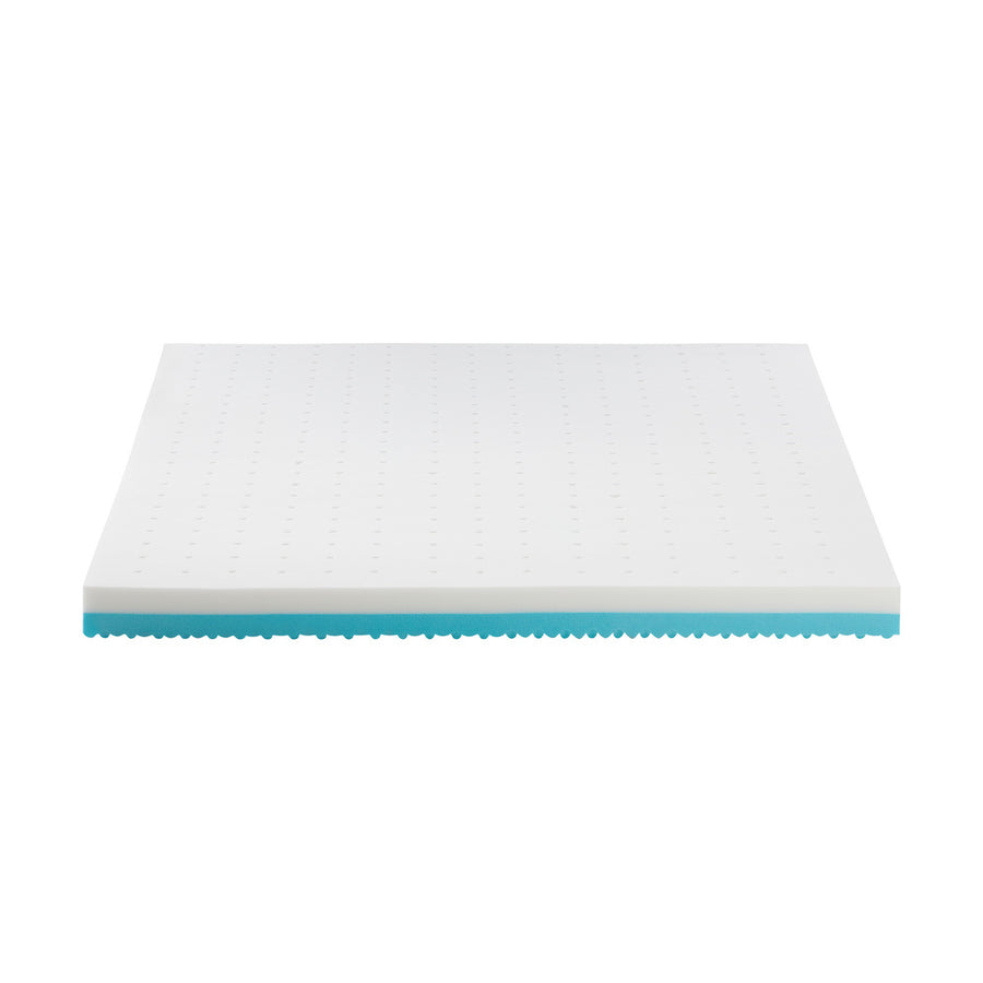 Bedra Memory Foam Mattress Topper Reversible Cool Gel 10cm Double