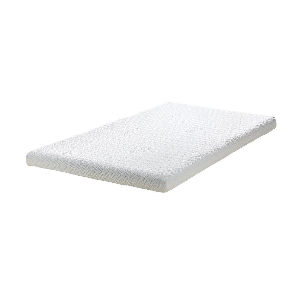 Bedra Memory Foam Mattress Topper Reversible Cool Gel 10cm King Single