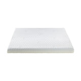 Bedra Memory Foam Mattress Topper Reversible Cool Gel 10cm Queen - Top-Down View