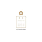 Bedra Cool Gel Memory Foam Mattress Topper 7-Zone 8CM Double
