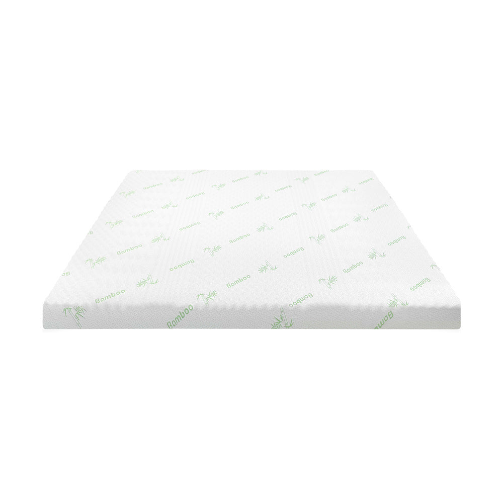 Bedra Memory Foam Mattress Topper Cool Gel Bamboo Cover 7-Zone 8CM King