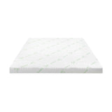 Bedra Memory Foam Mattress Topper Cool Gel Bamboo Cover 7-Zone 8CM King - Low Angle