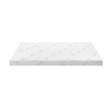 Bedra Memory Foam Mattress Topper Cool Gel Bamboo Cover 7-Zone 8CM King Single