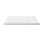 Bedra Memory Foam Mattress Topper Cool Gel Bamboo Cover 7-Zone 8CM King Single