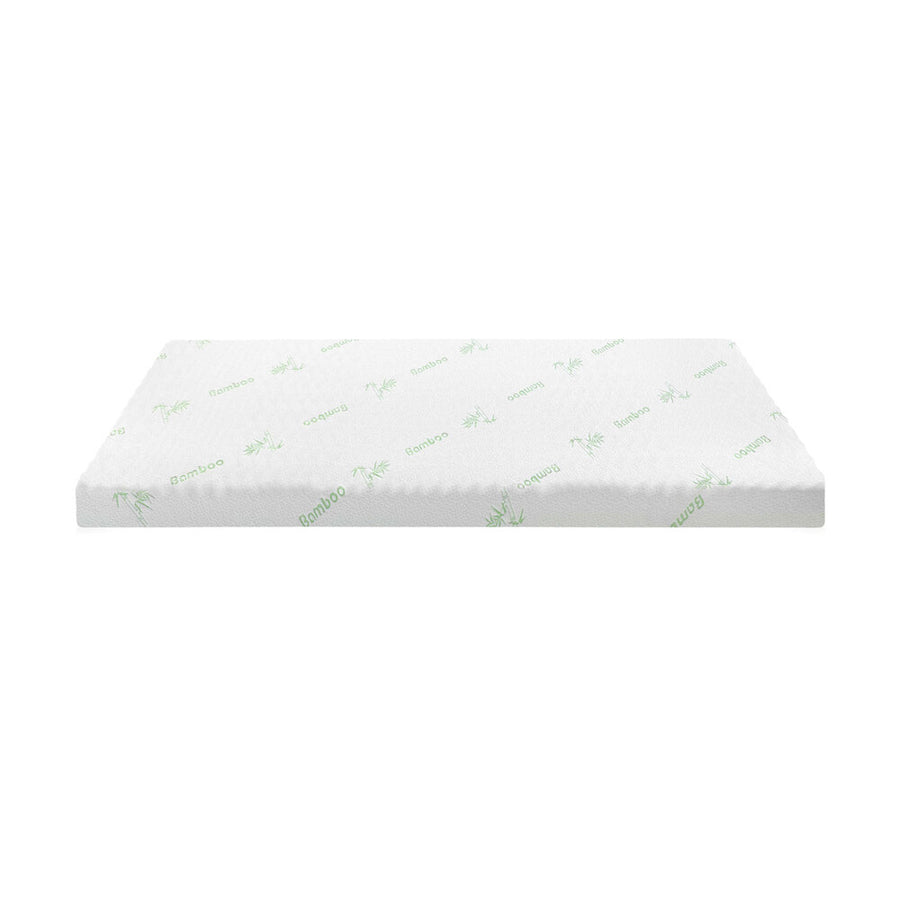Bedra Memory Foam Mattress Topper Cool Gel Bamboo Cover 7-Zone 8CM King Single