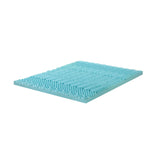 Bedra Memory Foam Mattress Topper Cool Gel Bamboo Cover 7-Zone 8CM Queen - Low Angle