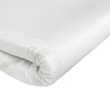 Bedra Memory Foam Mattress Topper Cool Gel Bamboo Cover 7-Zone 8CM Queen
