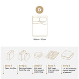 Bedra Double Mattress Topper Pillow Top 1000GSM Microfiber