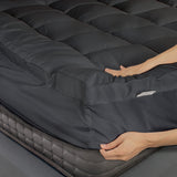 Bedra Queen Mattress Topper Pillow Top 1000GSM Microfiber - Side View