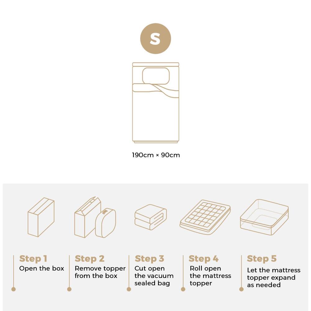 Bedra Single Mattress Topper Pillow Top 1000GSM Microfiber
