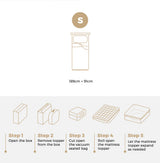 Bedra Mattress Topper Pillowtop Airflow Mesh 5cm Single