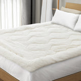 Bedra Fleece Mattress Topper Reversible Pillowtop King
