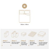 Bedra Fleece Mattress Topper Reversible Pillowtop King - Extra Image