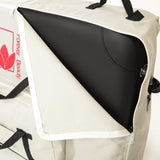 75cm Delux Wheeled Massage Table Carry Bag - WHITE - Close-Up Angle