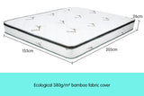 Laura Hill Premium King Single Mattress with Euro Top Layer - 32cm - Side View