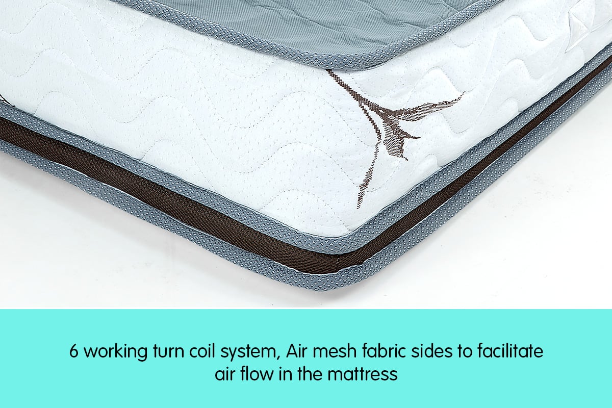 Laura Hill Premium King Single Mattress with Euro Top Layer - 32cm