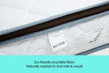 Laura Hill Premium King Mattress with Euro Top Layer - 32cm - Rear View