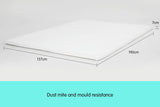 Laura Hill High Density Mattress foam Topper 7cm- Single - 45-Degree Angle