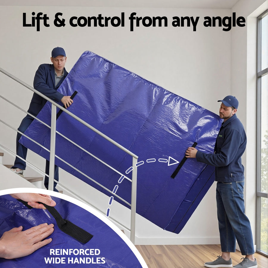 Atirss Mattress Bag Easy Moving Waterproof Storage Dust Cover Protector King