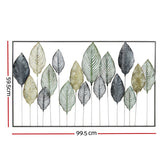 Artiss Metal Wall Art Hanging Sculpture Home Decor Leaf Tree of Life Framed - Front View