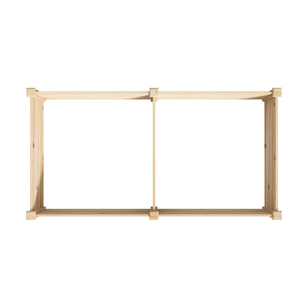 Livsip Garden Bed 160x80x30cm Raised Wooden Planter