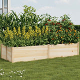 Livsip Garden Bed Set of 4 Raised Wooden Planter 120x45x45cm - Close-Up Angle