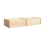 Livsip Garden Bed Set of 4 Raised Wooden Planter 120x45x45cm
