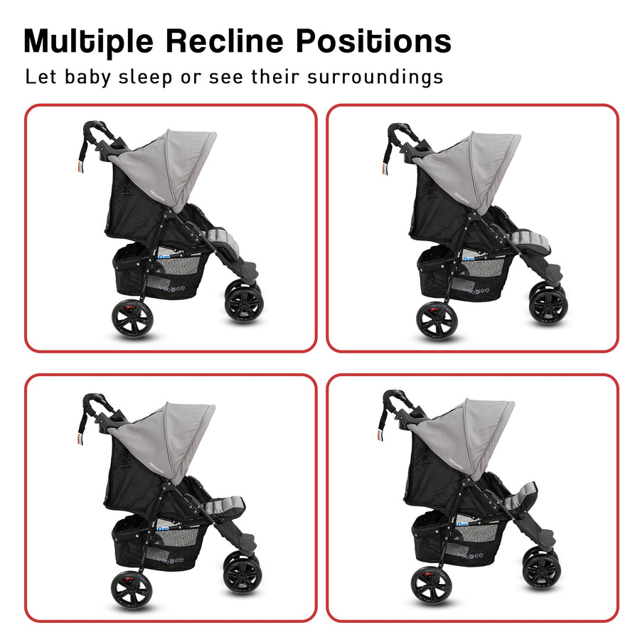 Veebee 3-Wheel Navigator Stroller - Fauna