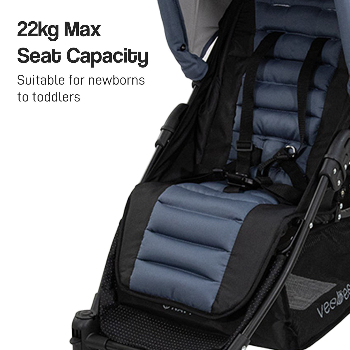 Veebee NAV 4 Stroller - Glacier