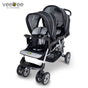 Veebee Doubletake Tandem Twin Infant Pram - Silverado