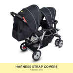 Veebee Doubletake Tandem Twin Infant Pram - Silverado