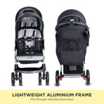 Veebee Doubletake Tandem Twin Infant Pram - Silverado