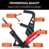 UNIMAC NHF100 37-50mm 16ga Flooring Air Gun Driver, Heavy Duty Pneumatic Floor Nail Gun