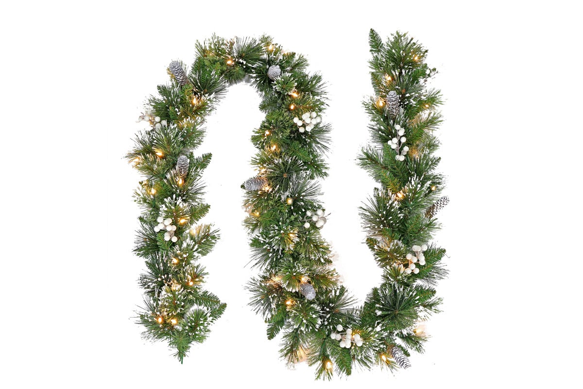 Christmas Garland with Twinkle Lights- Electric 274cm Bryson Pine