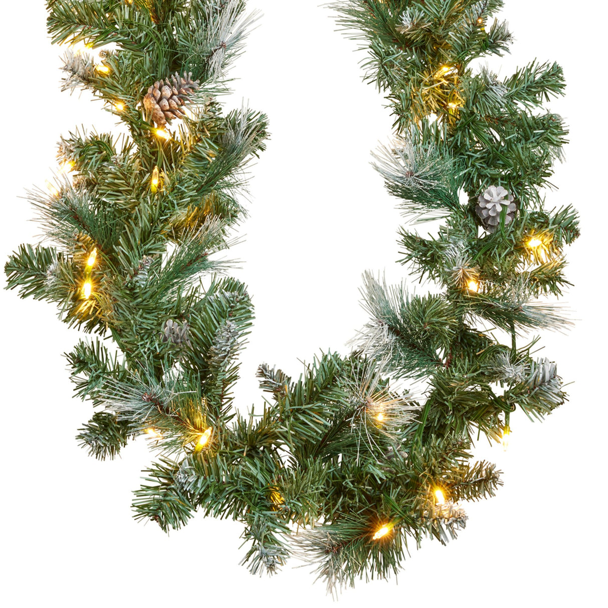 National Tree Company 274cm Prelit Christmas Garland Bayville Pine