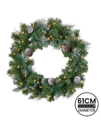 National Tree Company 61cm Bayville Pine Christmas Wreath
