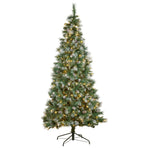 National Tree Company 2.3m Bayville Pine Slim Pre-Lit Christmas Tree