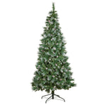 National Tree Company 2.3m Bayville Pine Slim Pre-Lit Christmas Tree